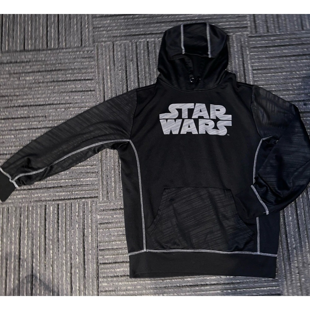 Star Wars Pullover Hoodie Sweatshirt Black Color Adult Large (42/44) Size
